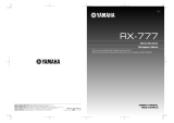 Yamaha RX-777 Handleiding