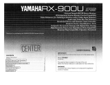 Yamaha RX-900U de handleiding