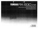 Yamaha RX-930 de handleiding