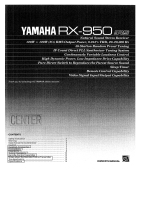 Yamaha RX-950 de handleiding