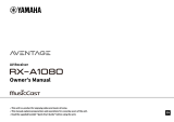 Yamaha RX-A1080 de handleiding