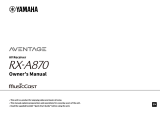 Yamaha RX-A870 de handleiding
