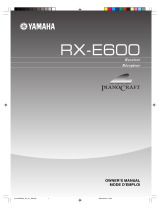Yamaha RX-E600 de handleiding