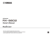 Yamaha RX-S 602 de handleiding