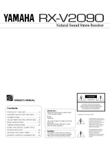 Yamaha RX-V2090 Handleiding