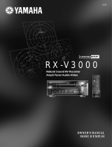 Yamaha RX-V3000GL Handleiding