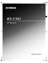 Yamaha RXV363-B - Home Theater Receiver de handleiding