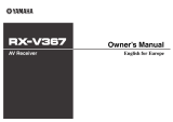 Yamaha RX-V367 de handleiding