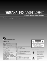 Yamaha RX-V390 Handleiding
