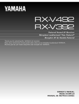 Yamaha RX-V392RDS Handleiding