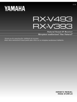 Yamaha RX-V393 Handleiding