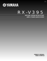 Yamaha RX-V395RDS de handleiding