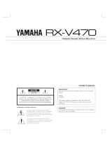 Yamaha RX-V470 Handleiding