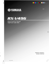 Yamaha RX-V496 Handleiding
