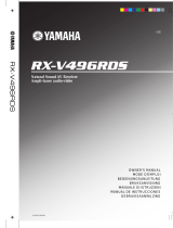 Yamaha RX-V496RDS Handleiding