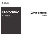 Yamaha RX-V567 de handleiding