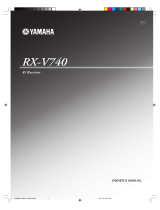 Yamaha RX-V740RDS Handleiding