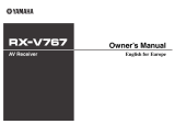 Yamaha RX-V767 de handleiding