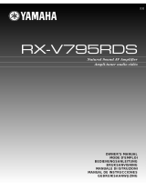 Yamaha RX-V795RDS Handleiding