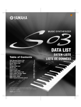 Yamaha S03 Data papier