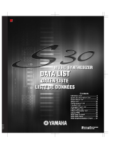 Yamaha S30 Data papier