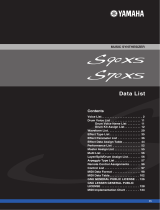 Yamaha S90XS Data papier