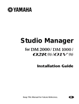Yamaha Studio Manager Installatie gids