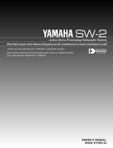 Yamaha SW-2 Handleiding