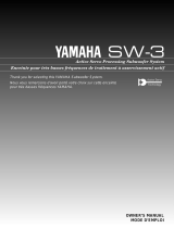 Yamaha SW-3 Handleiding