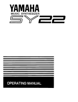 Yamaha SY22 de handleiding