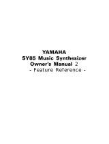 Yamaha SY85 Handleiding