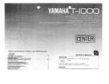 Yamaha T-1000 de handleiding