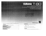 Yamaha T-80 de handleiding