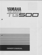 Yamaha TG500 Handleiding