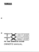 Yamaha TX816 de handleiding