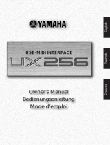 Yamaha UX256 Handleiding
