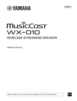 Yamaha MusicCast - WX-010 Handleiding