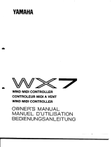 Yamaha WX7 de handleiding