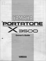 Yamaha X3500 de handleiding