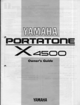 Yamaha X4500 de handleiding
