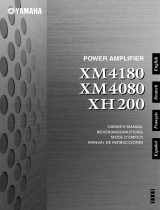 Yamaha XM4180 XM4080 XH200 de handleiding