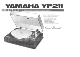 Yamaha YP211 de handleiding