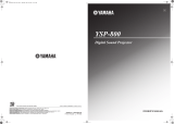 Yamaha YSP 800 - Digital Sound Projector Five CH Speaker de handleiding