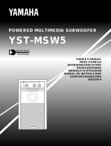 Yamaha YST-MSW5 Handleiding