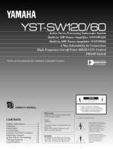 Yamaha YST-SW120/60 Handleiding
