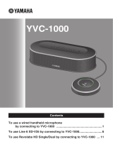 Yamaha YVC-1000MS Handleiding