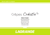 LAGRANGE Crêpes Créativ'® 2 pochoirs Handleiding