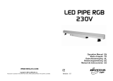 BEGLEC LED PIPE RGB 230V de handleiding