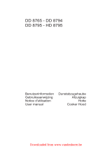 AEG Electrolux DD 8765 Handleiding