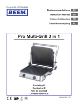 Beem Pro Multi-Grill 3 in 1 Handleiding